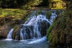 waterfall in the River l'Alzon