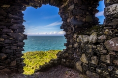 Portpatrick walk, Dunksey Castle