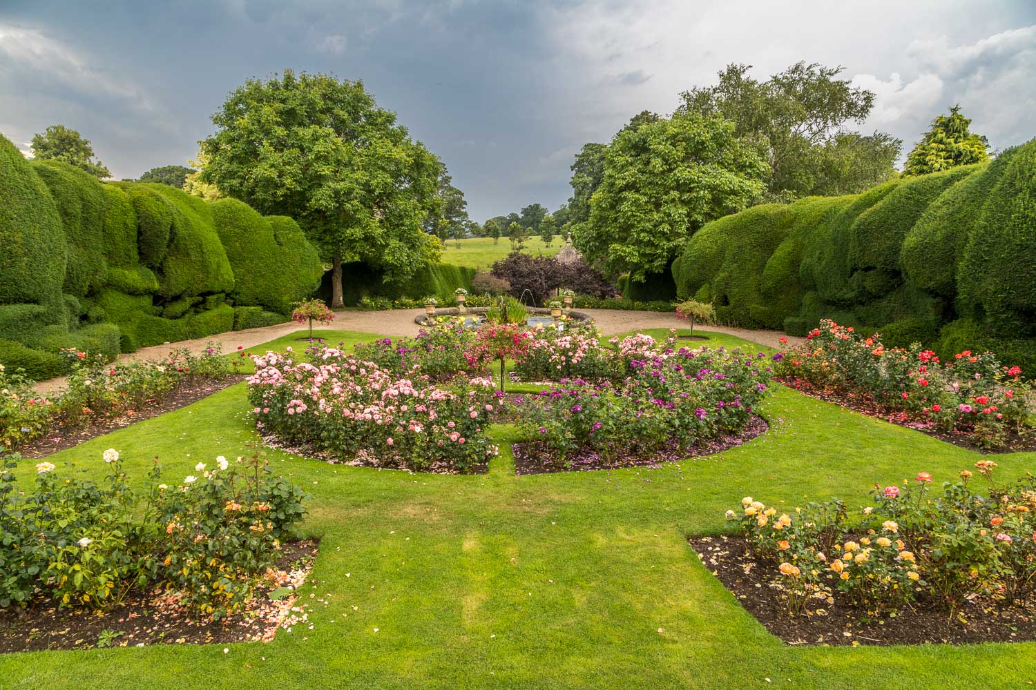 Raby Castle garden