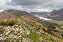 Rannerdale Knotts summit, cairn