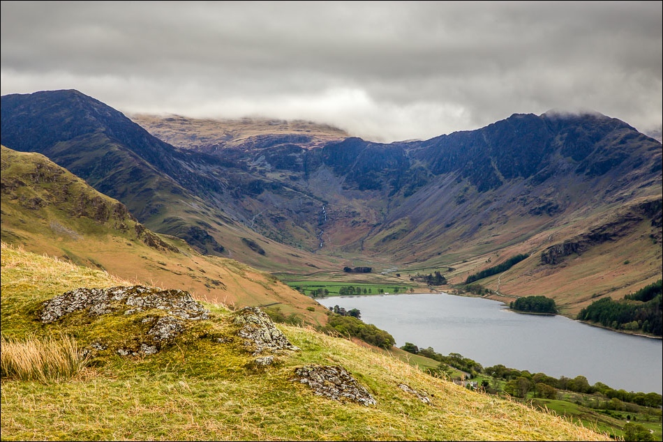 Fleetwith Pike and Haystacks from Rannerdale Knotts