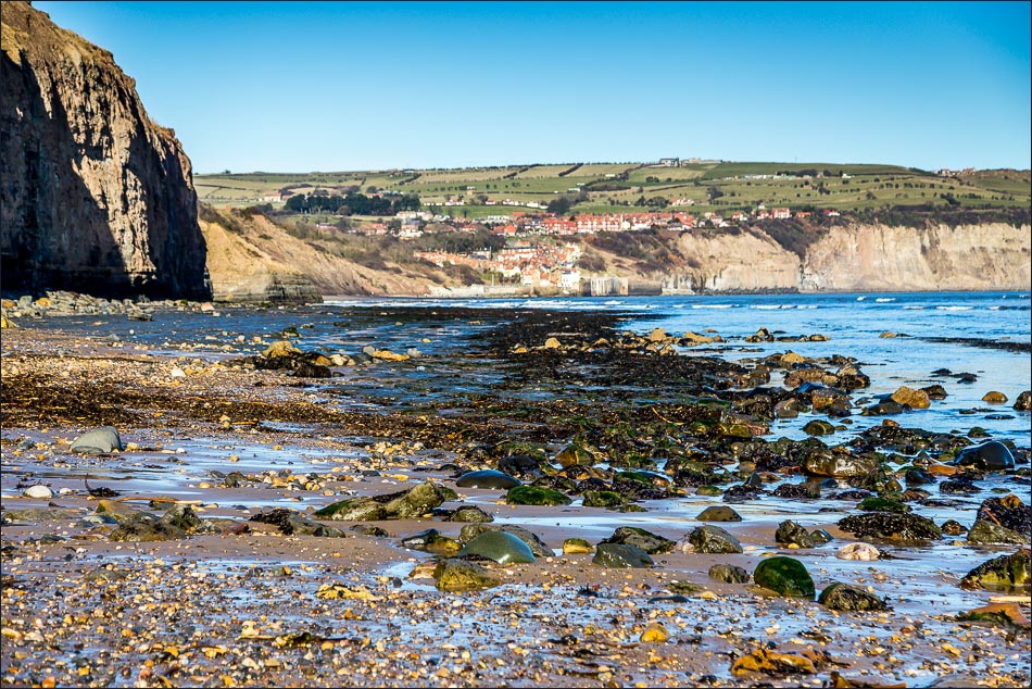 Robin Hoods Bay from Scoupe Beck Sands