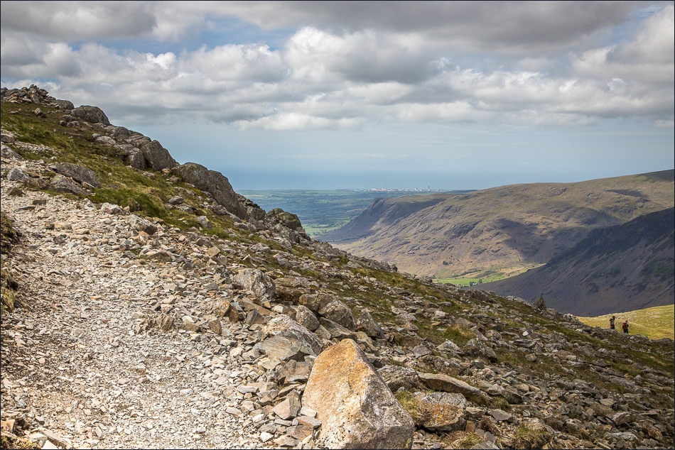 Sellafield and the Irish Sea from Scafell Pike