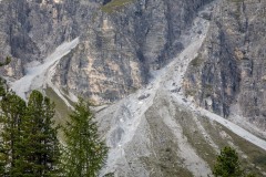 Schlicker Seespitze, Riepenwand, scree slopes