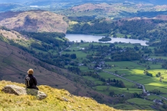 Loughrigg Fell at the far end of Grasmere