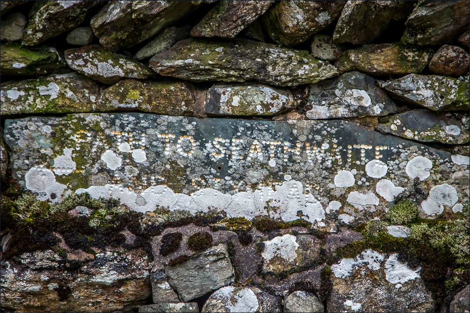 old sign to Seathwaite