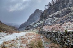 Castle Crag, snow