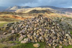 Silver How summit, Langdale Pikes