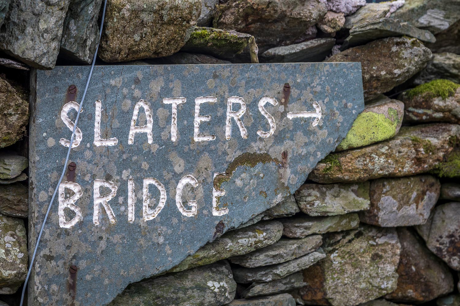 Slater Bridge sign