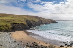 St David's Head walk, Porthmelgan beach
