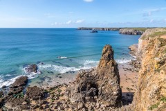 Stackpole Estate walk, Mowingword Bay, Pinnacle Stack