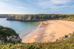 Stackpole Estate walk, Barafundle Bay