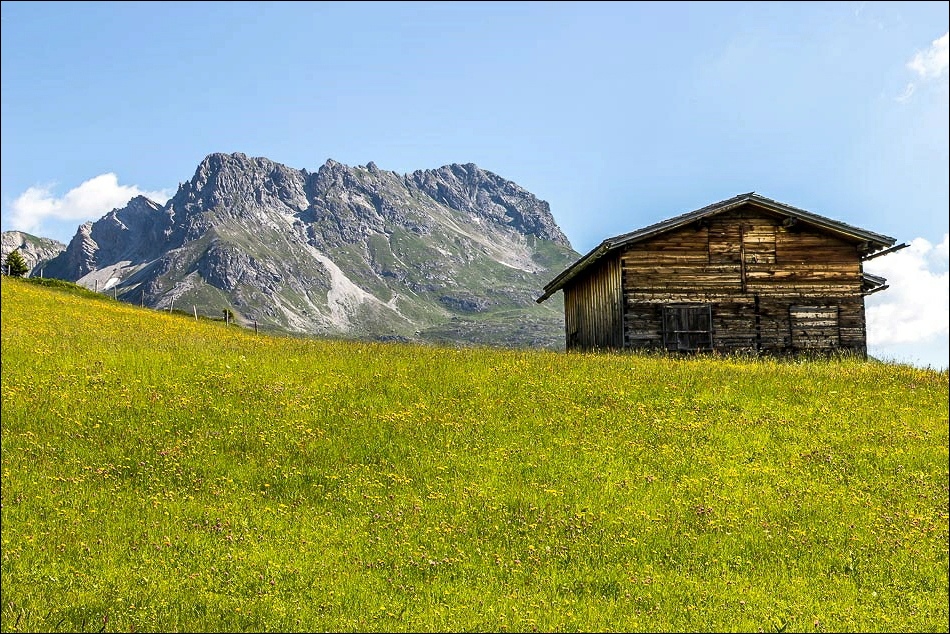 Alpine barn Austria