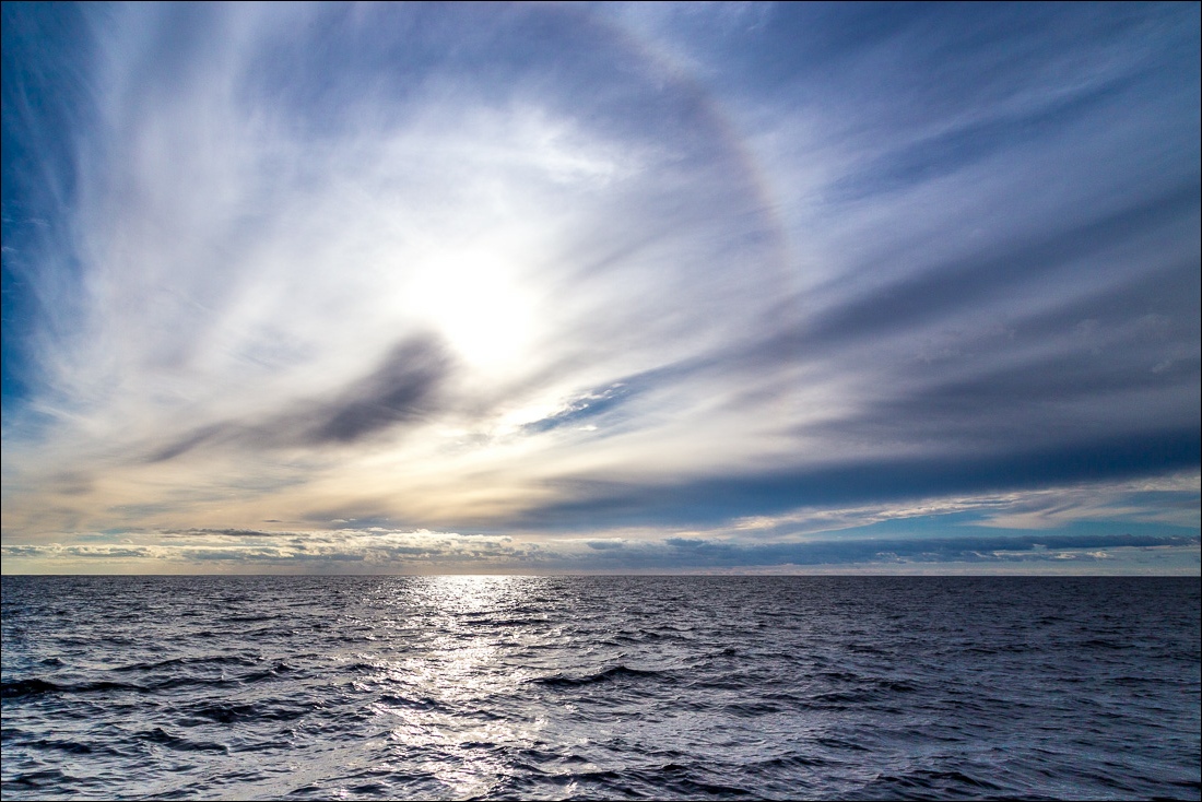Tazacorte whale watching, sunbow