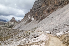 path below Monte Paterno