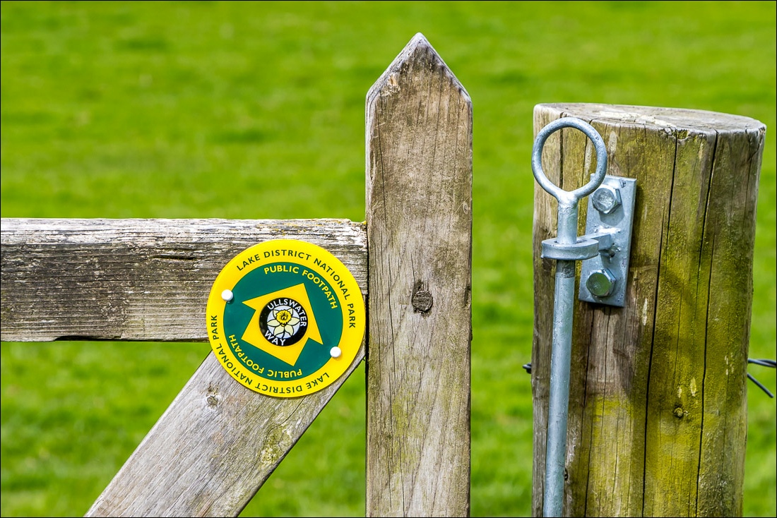 Ullswater Way waymark Ullswater Way waymark