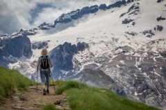 Snowfields on Marmolada