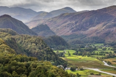 High Lodore and Grange in Borrowdale