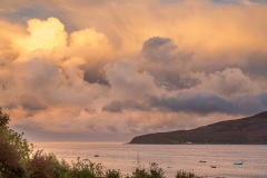 Holy Island, sky