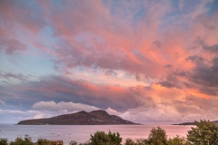 Holy Island, sky