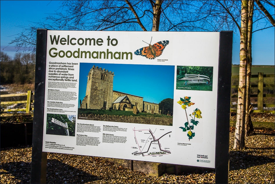 Goodmanham information board