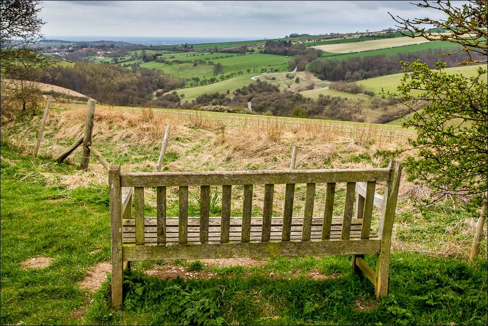 Wolds Way bench