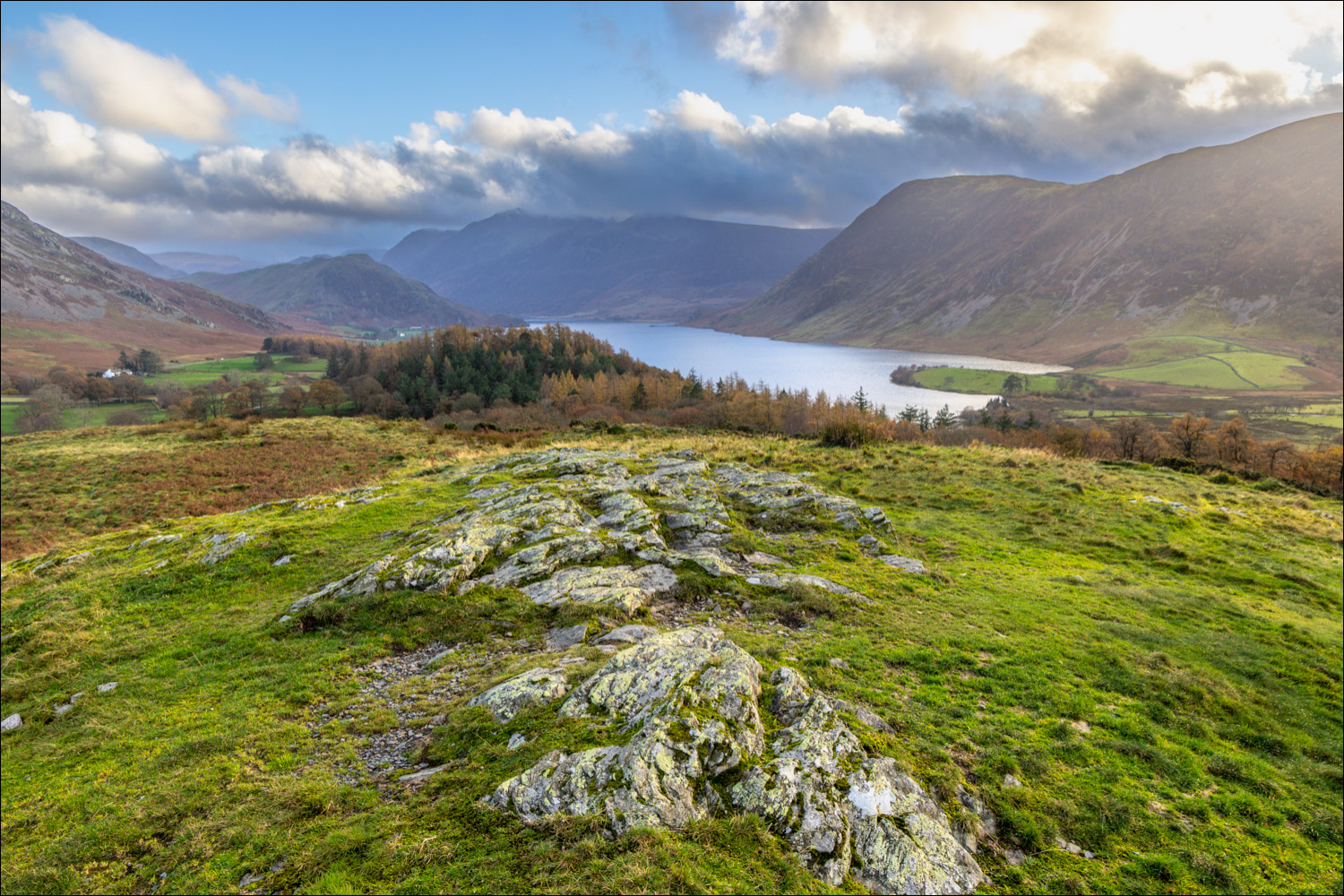Lanthwaite Hill, Lanthwaite Wood and Crummock Water