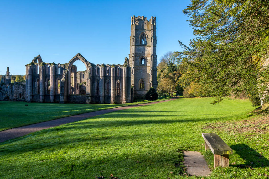 Fountains Abbey walk Studley Royal walk North Yorkshire walks